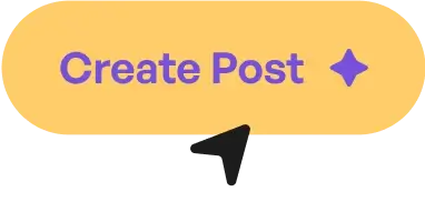image of a create post button with cursor